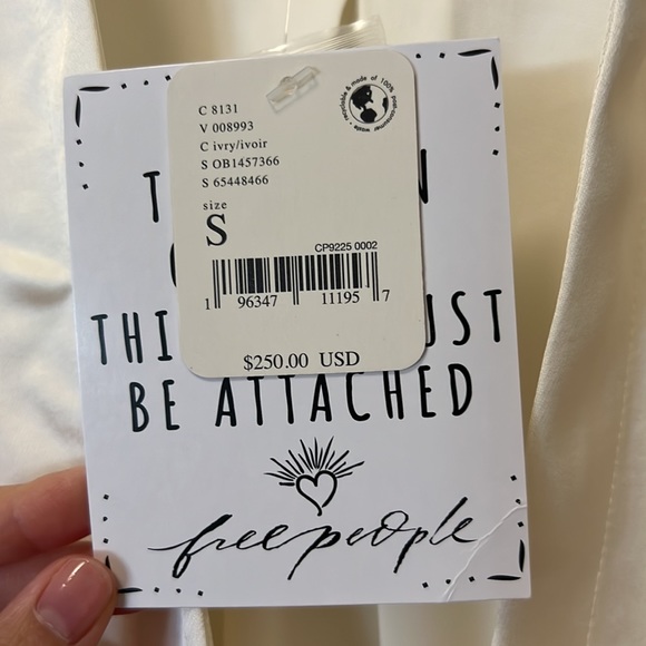 BRAND NEW FreePeople White Long Dress - Picture 3 of 5